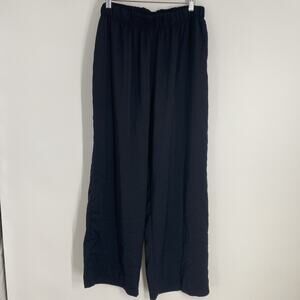 Banana Republic Black Flowy Wide Leg Pants